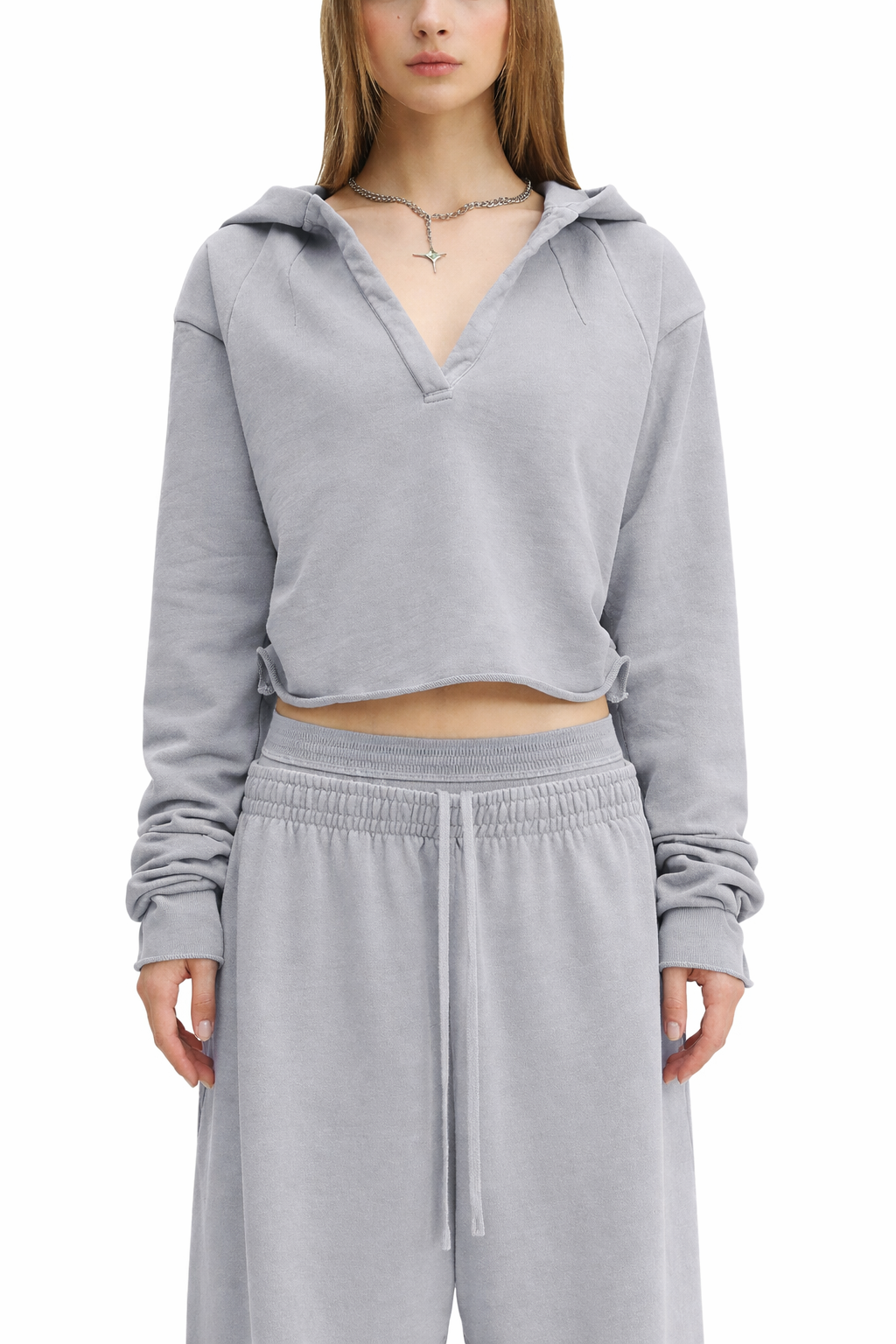 CROPPED HOODIE
