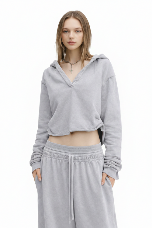 CROPPED HOODIE