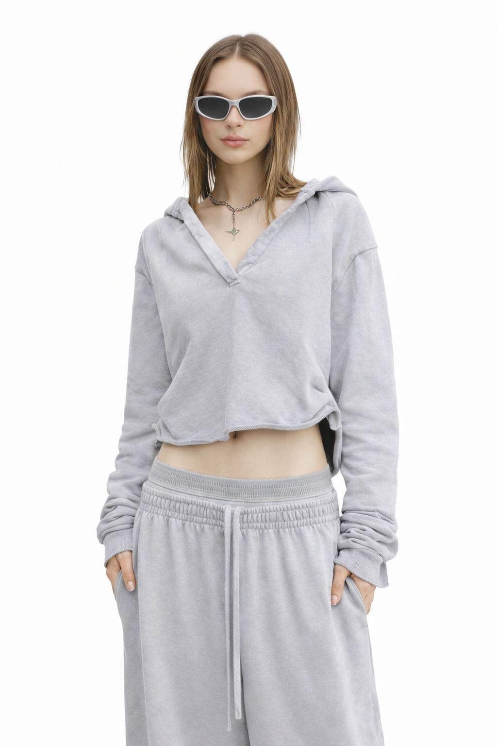 CROPPED HOODIE & WAIST PANTS PACK